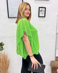Casacca verde fluo