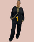 Pantalone Black Rombi