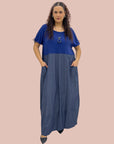 Maxi Abito Blue Jeans