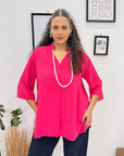 SERAFINA IN GEORGETTE BLUSH