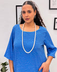 MAGLIA OCEAN WAVE BLU